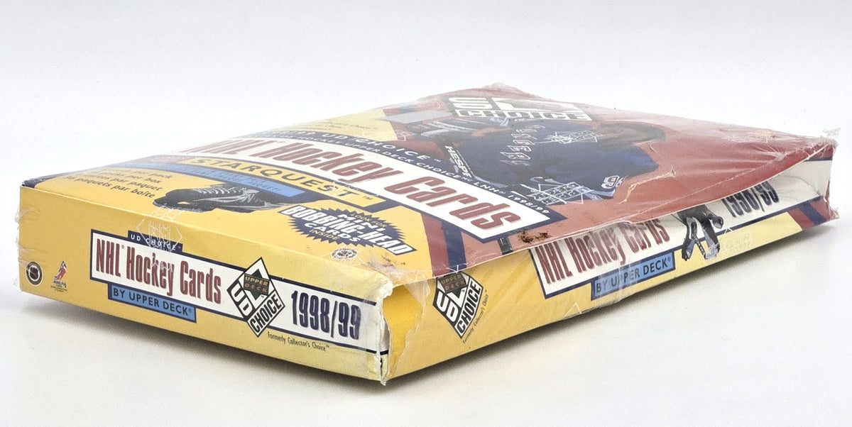 1998/99 Upper Deck Choice NHL Hockey Card Wax (36 Packs) Sealed Chase StarQuest Gold (Some Box Wear)