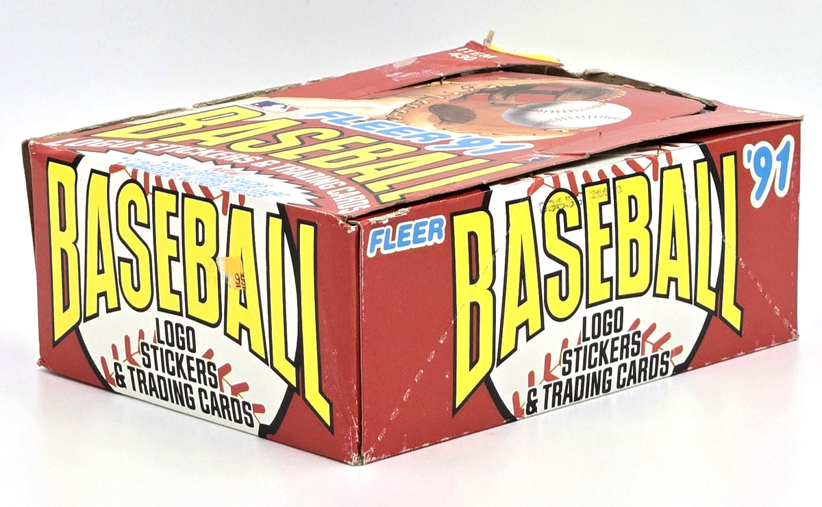 1991 Fleer MLB Baseball Card Wax Box (36 Packs) Early Ken Griffey Jr