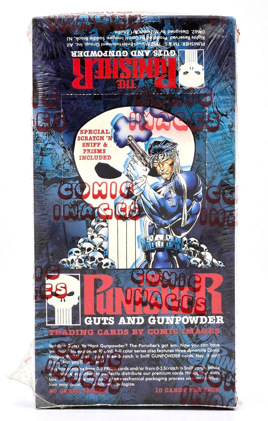 1992 Comic Images Marvel The Punisher: Guts and Gunpowder Trading Card Wax Box (48 Packs)