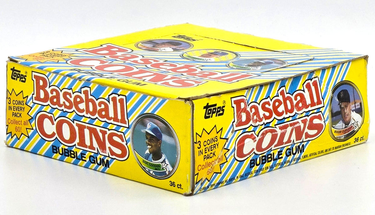 1989 Topps MLB Vintage Baseball Coins Wax Box (36 Packs)