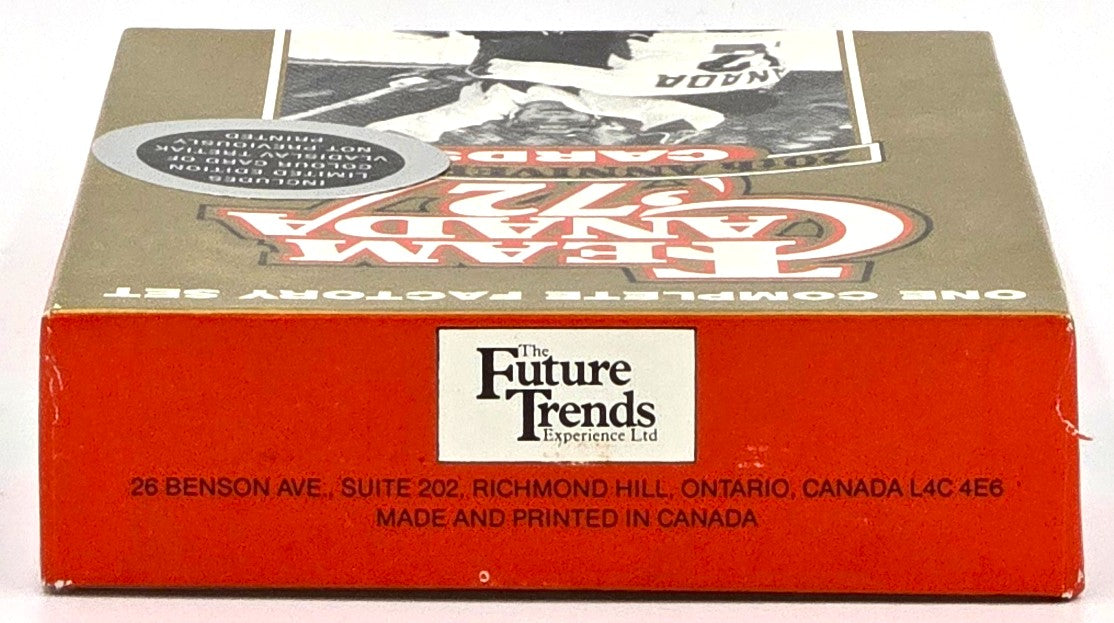 1992 Future Trends Team Canada '72 Hockey Complete Factory Set (101 Cards)