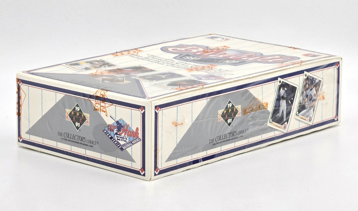 1991 Upper Deck MLB Baseball High Series Wax Box (36 Packs) Sealed Possible Hank Aaron Autograph