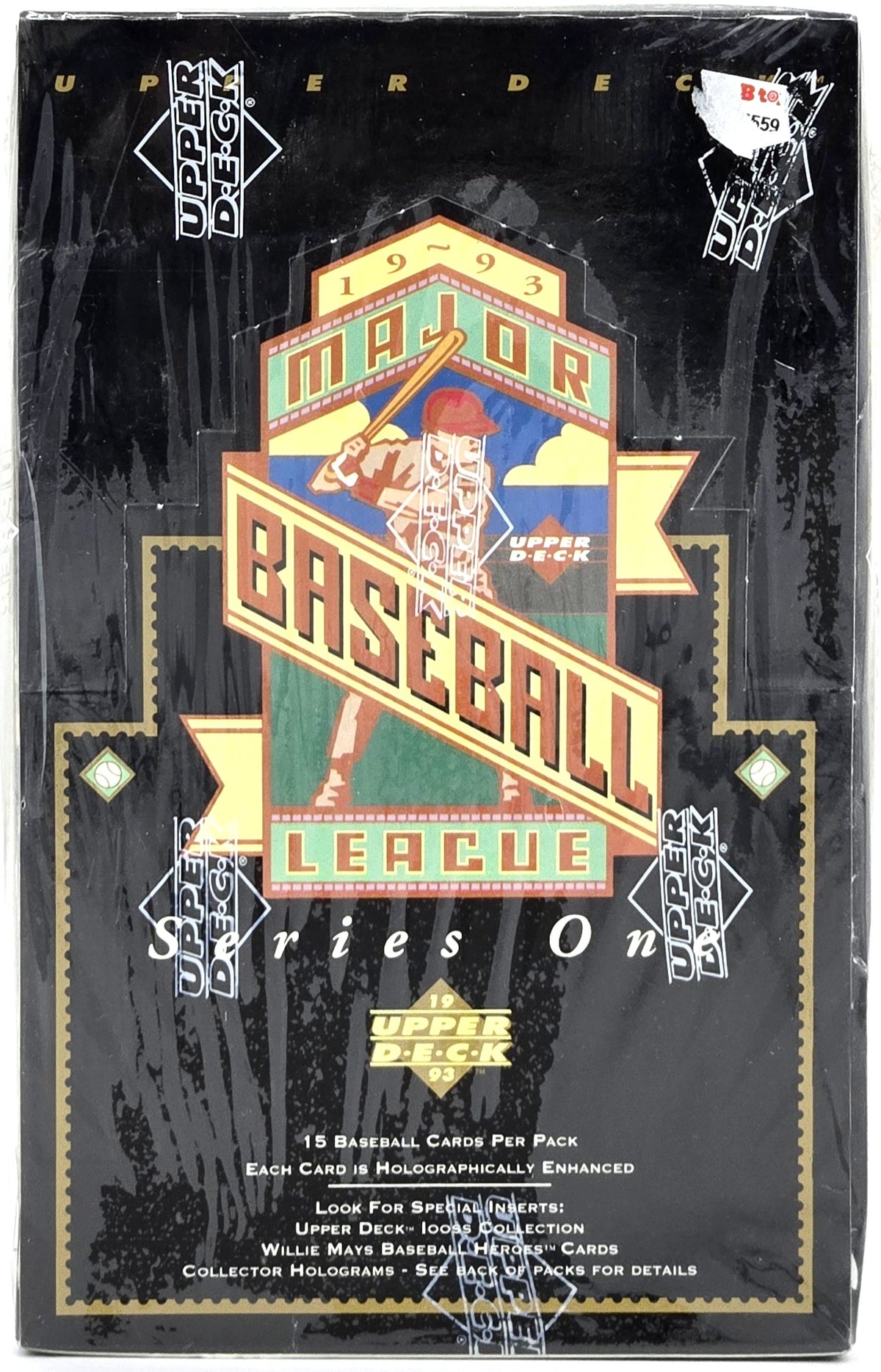 1993 Upper Deck MLB Baseball Series 1 Wax Box (36 Packs) Sealed