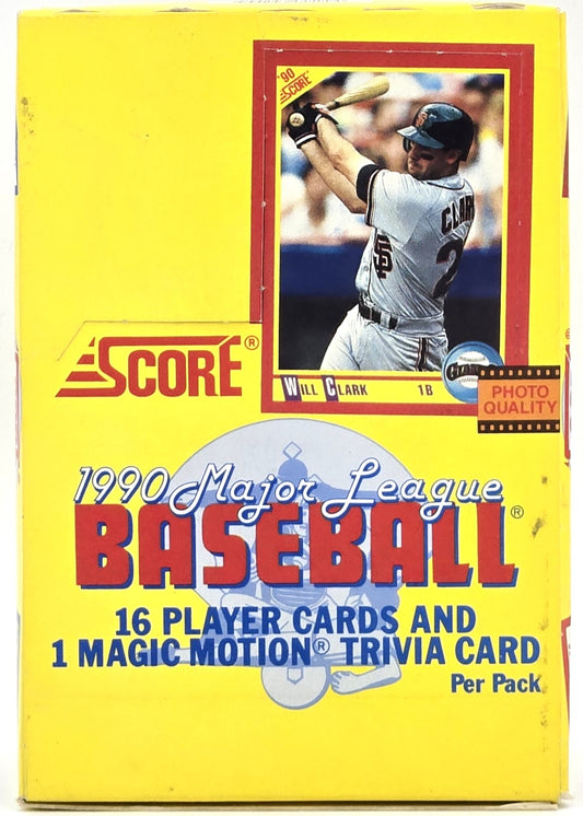 1990 Score MLB Baseball Wax Box (36 Packs) Possible Bo Jackson SP Card