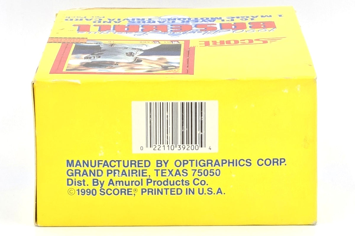1990 Score MLB Baseball Wax Box (36 Packs) Possible Bo Jackson SP Card