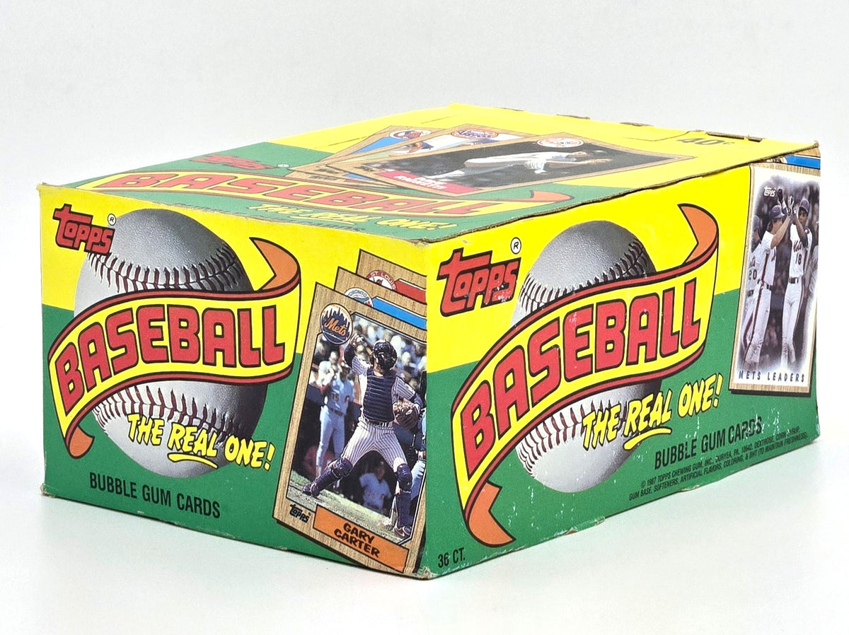 1987 Topps MLB Baseball Wax Box (36 Packs) Possible Bo Jackson, Barry Bonds Rookie