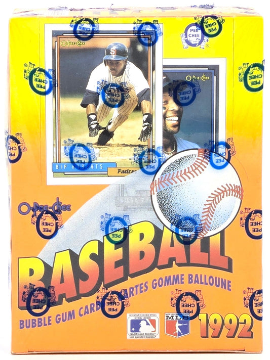 1992 OPC O-Pee-Chee MLB Baseball Wax Box (36 Packs) Sealed