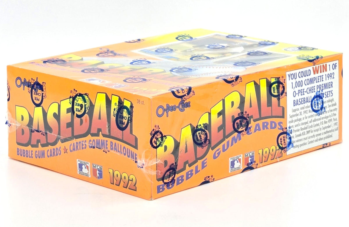 1992 OPC O-Pee-Chee MLB Baseball Wax Box (36 Packs) Sealed