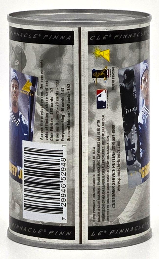 1997 Pinnacle Inside MLB Baseball Card Collectible Sealed Can (10 Cards) Ken Griffey Jr.