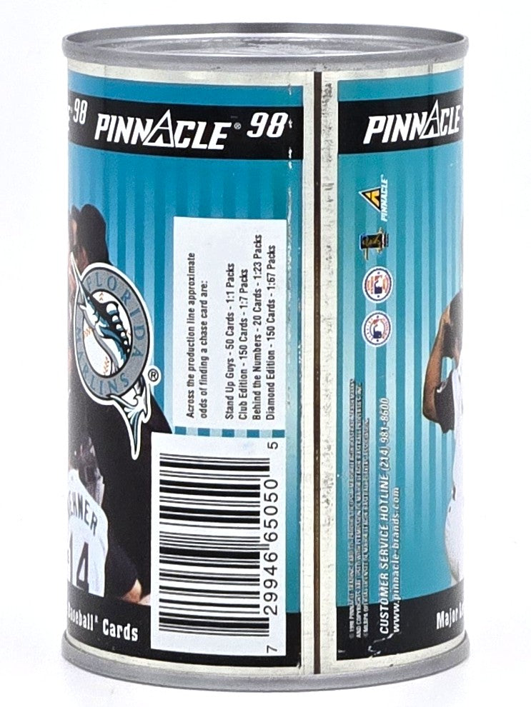 1998 Pinnacle Inside MLB Baseball Card Collectible Can (6 Cards) Florida Marlins '97 World Series Champions
