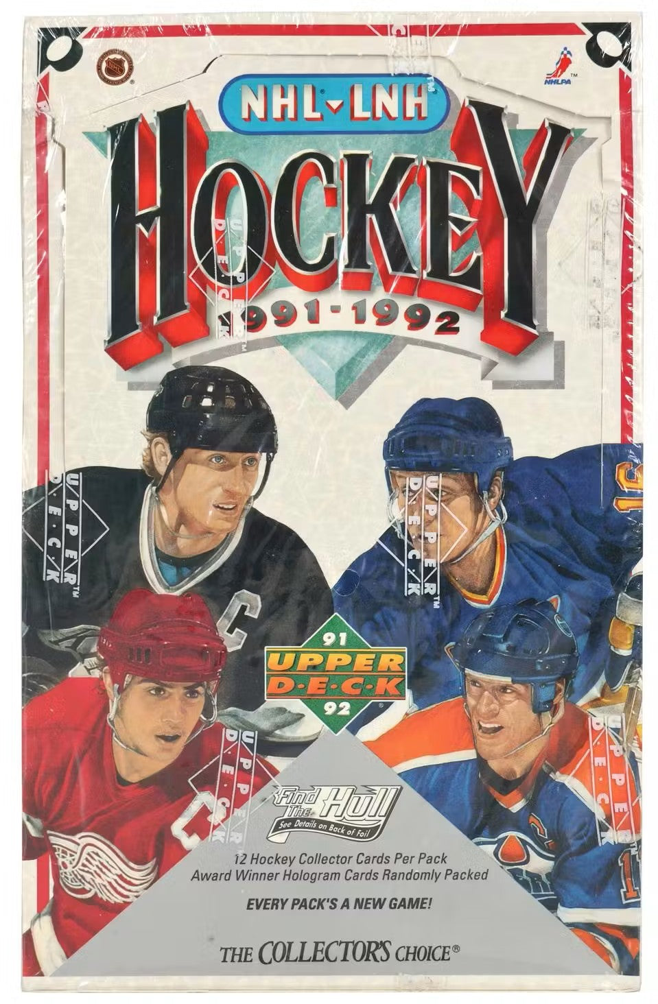 1991/92 Upper Deck NHL Hockey Wax Box (36 Packs) Sealed Forsberg, Hasek