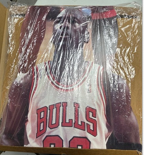 1996 Michael Jordan Vintage Life-Sized Cardboard Standee Cutout Upper Deck Over 6 Feet