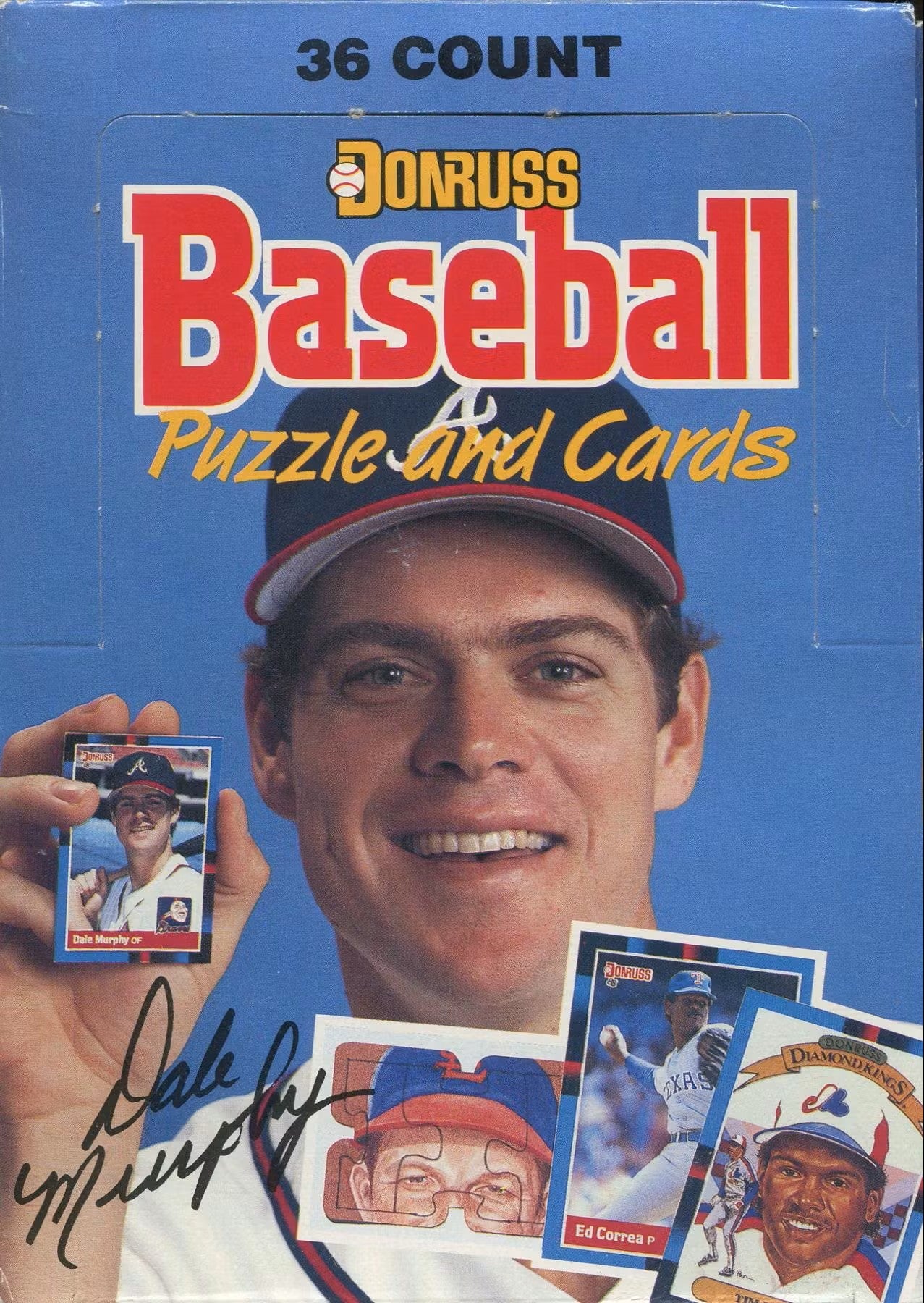 1988 Donruss MLB Baseball Wax Box (36 Packs)