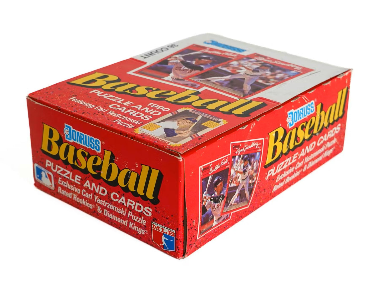 1990 Donruss MLB Baseball Card Wax Box (36 Packs)