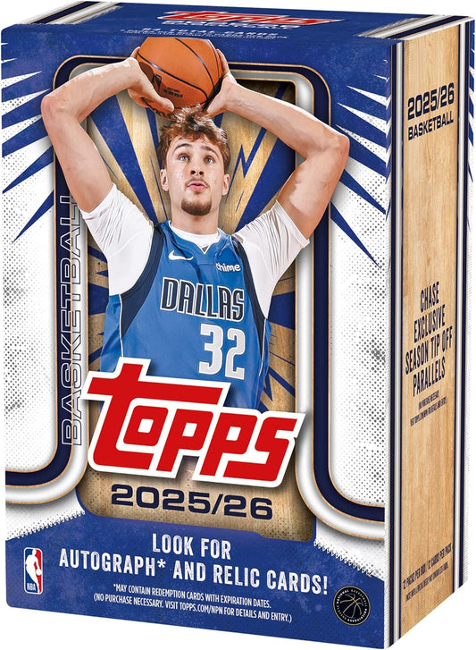 2025/26 Topps NBA Basketball Blaster Box (7 Packs) Possible Cooper Flagg