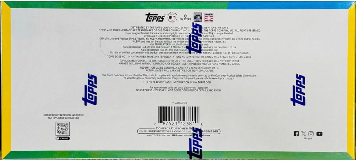 2024 Topps Heritage MLB Baseball Card Hobby Box (24 Packs) Sealed Possible Yammomoto Rookie