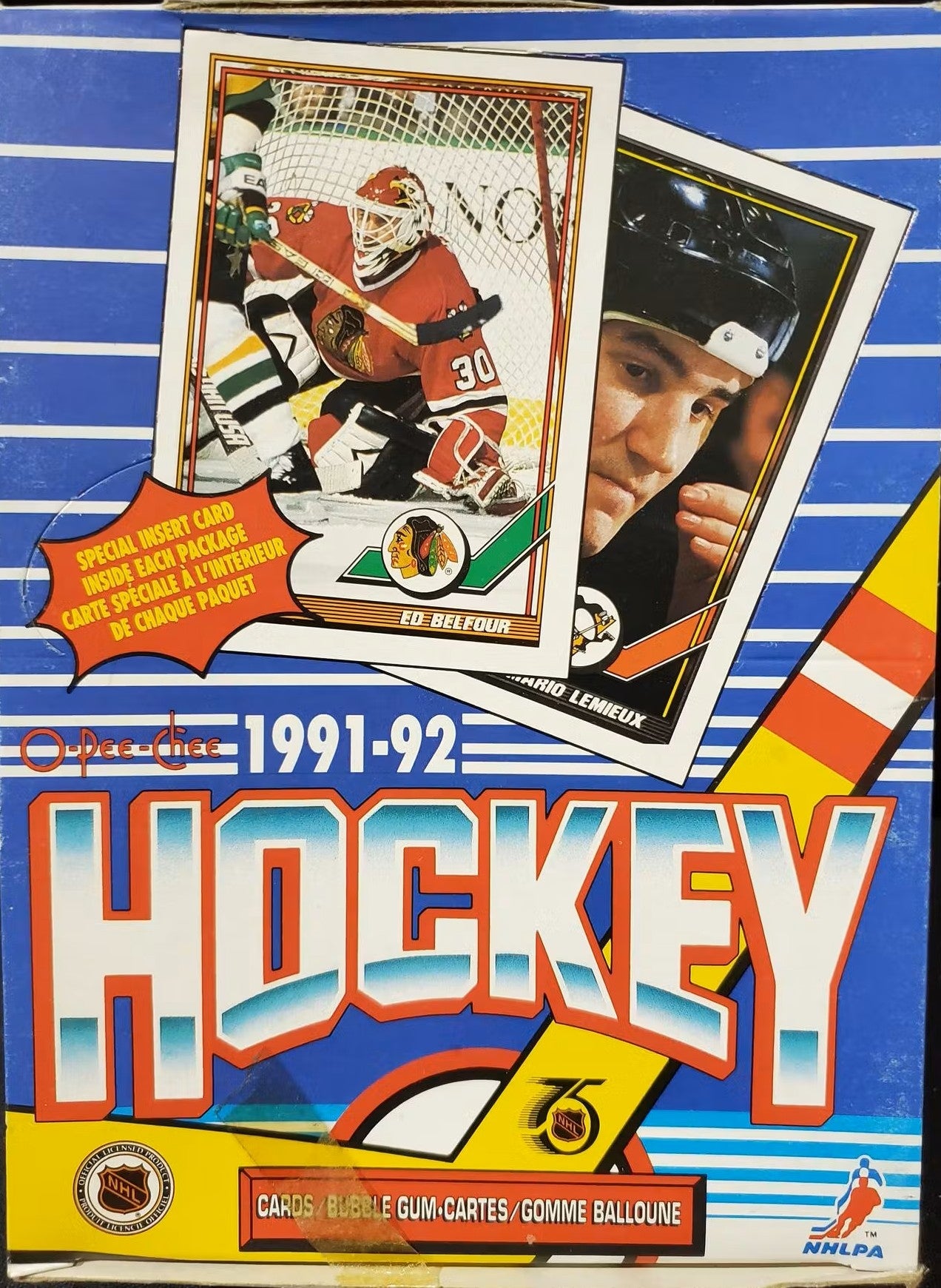 1991/92 OPC O-Pee-Chee NHL Hockey Wax Box (36 Packs)