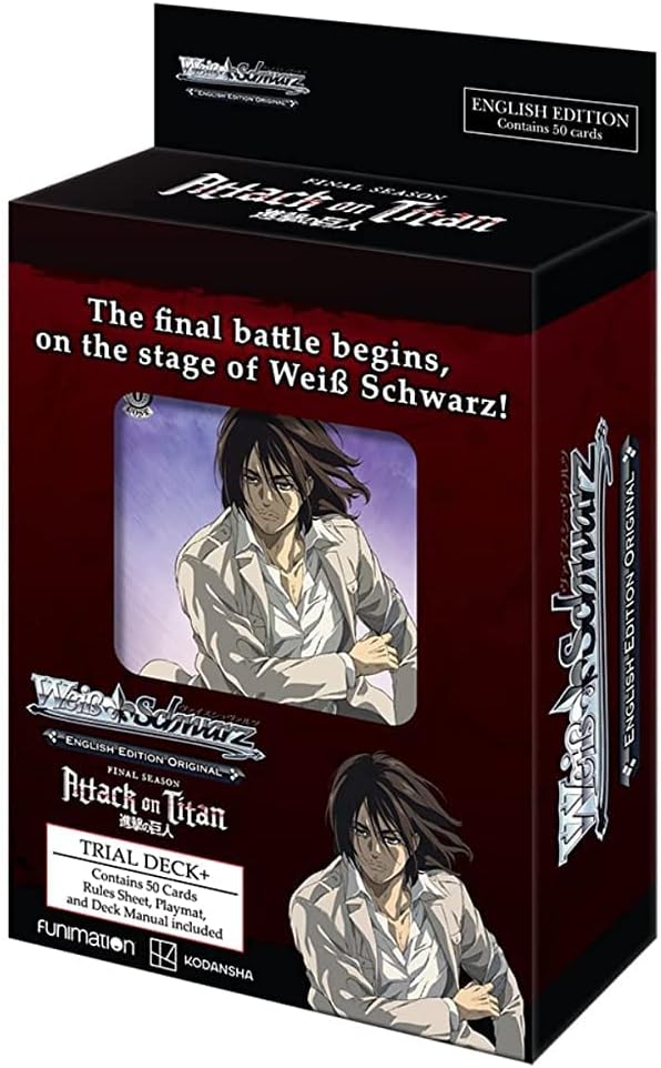 Weiss Schwarz Attack on Titan: Final Season Trial Deck+ (Sealed) TCG