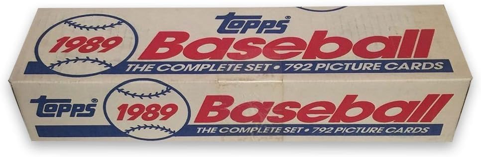 1989 Topps MLB Baseball Card Complete Set (792 Cards) Randy Johnson Rookie