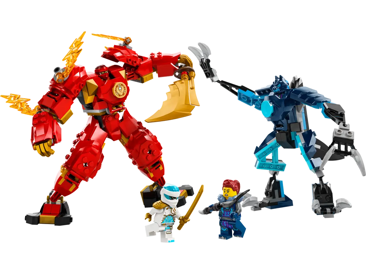 2024 LEGO Ninjago Dragons Rising Kai's Elemental Fire Mech Building Set