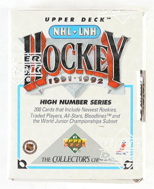 1991/92 Upper Deck NHL Hockey High Number Series Complete Set (200 Cards) Sealed