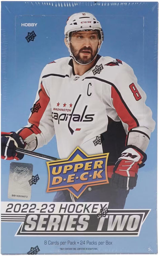 2022/23 Upper Deck NHL Hockey Series Two Hobby Box (24 Packs) Sealed