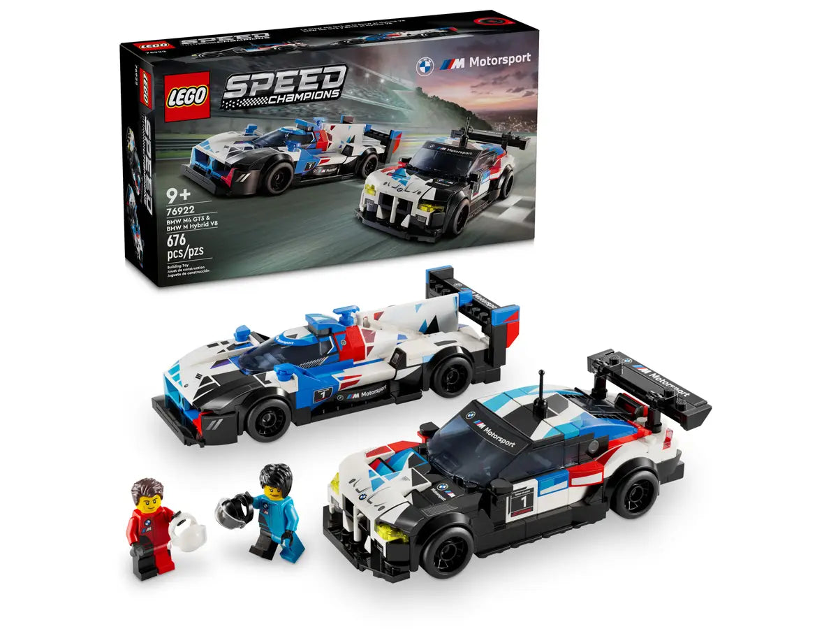 2024 LEGO Speed Champions Motorsport BMW M4 GT3 & BMW M Hybrid V8 Building Set