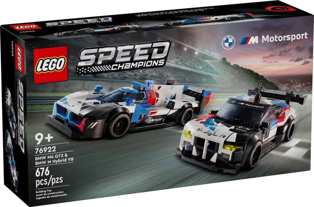 2024 LEGO Speed Champions Motorsport BMW M4 GT3 & BMW M Hybrid V8 Building Set