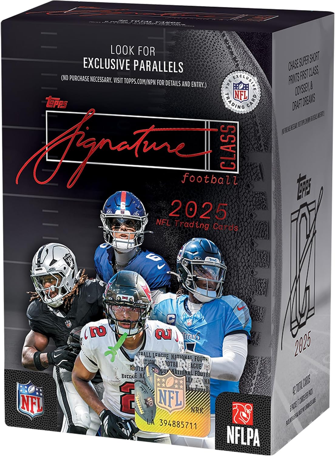 2025 Topps Signature NFL Football Blaster Box (42 Cards) Sealed