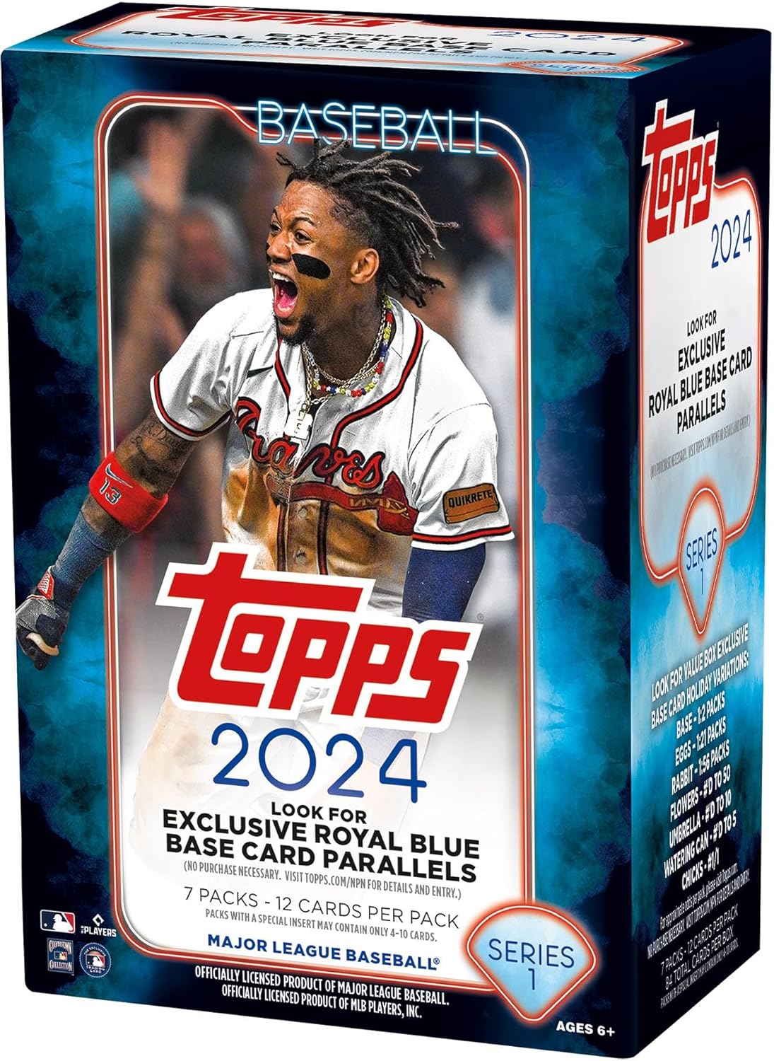 2024 Topps MLB Baseball Card Series 1 Blaster Box (7 Packs)
