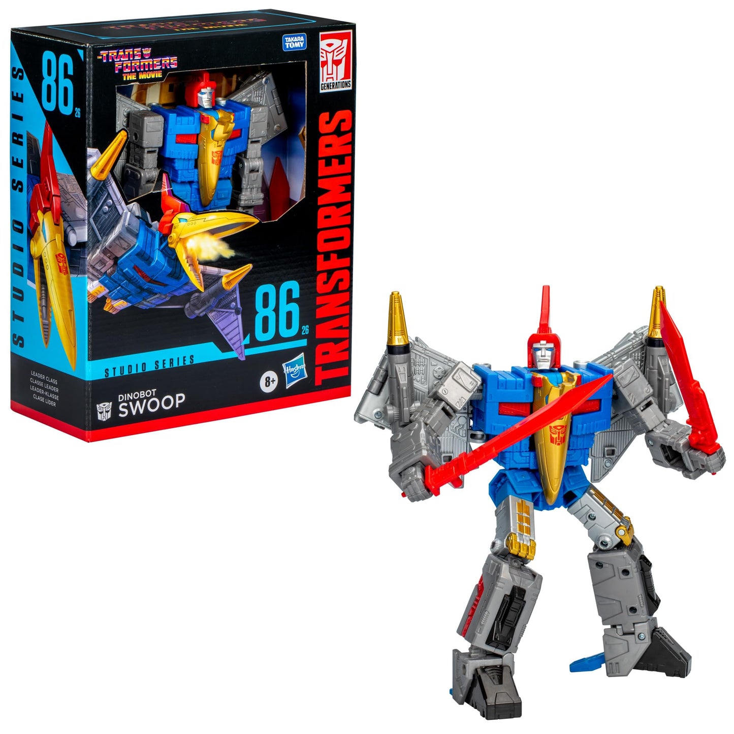 Hasbro Transformers: The Movie Generations Studio Series Leader Class Dinobot Swoop Figure in Box