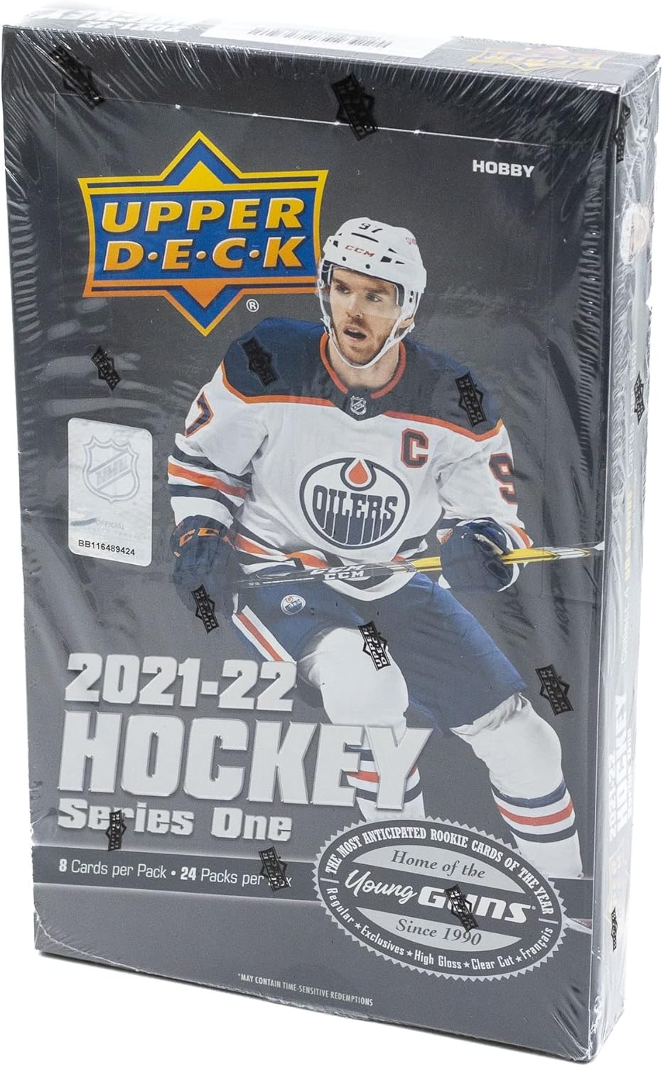 2021/22 Upper Deck NHL Hockey Series One Hobby Box (24 Packs) Sealed
