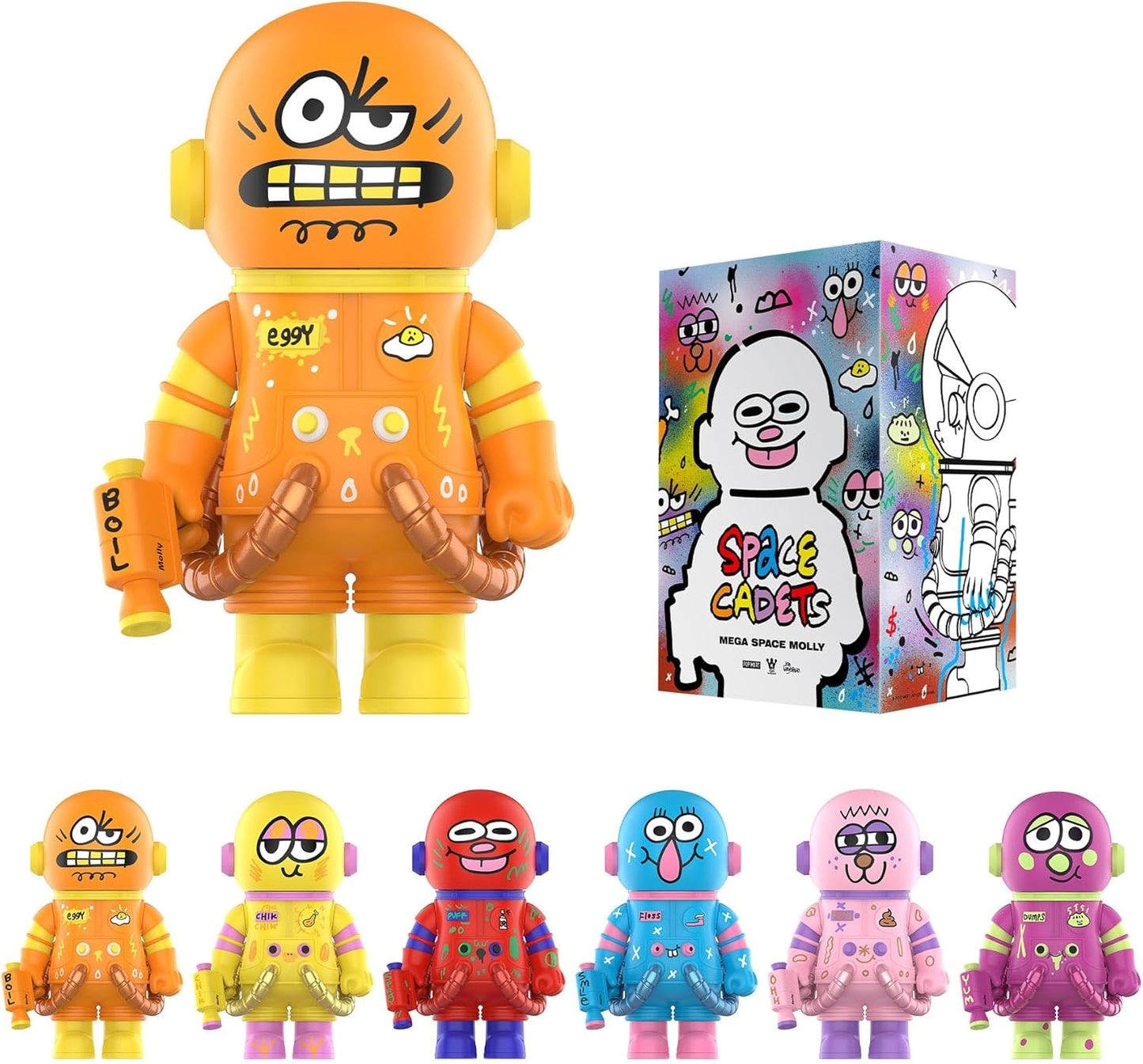 2025 Pop Mart Jon Burgerman Space Molly Space Cadets 11.6in Blind Box Figure 400%