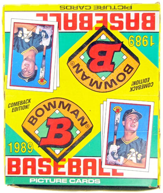 1989 Bowman Baseball Cards Rack Pack Box (24 Packs)