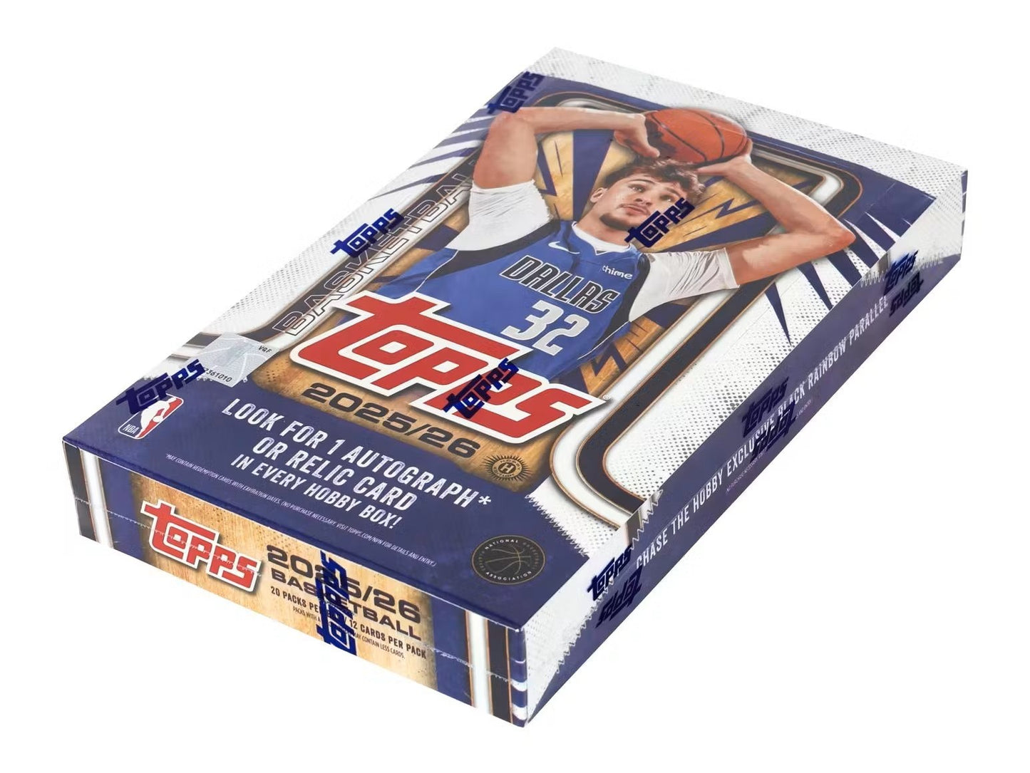 2025/26 Topps NBA Basketball Hobby Box (20 Packs) Possible Cooper Flagg Rookie