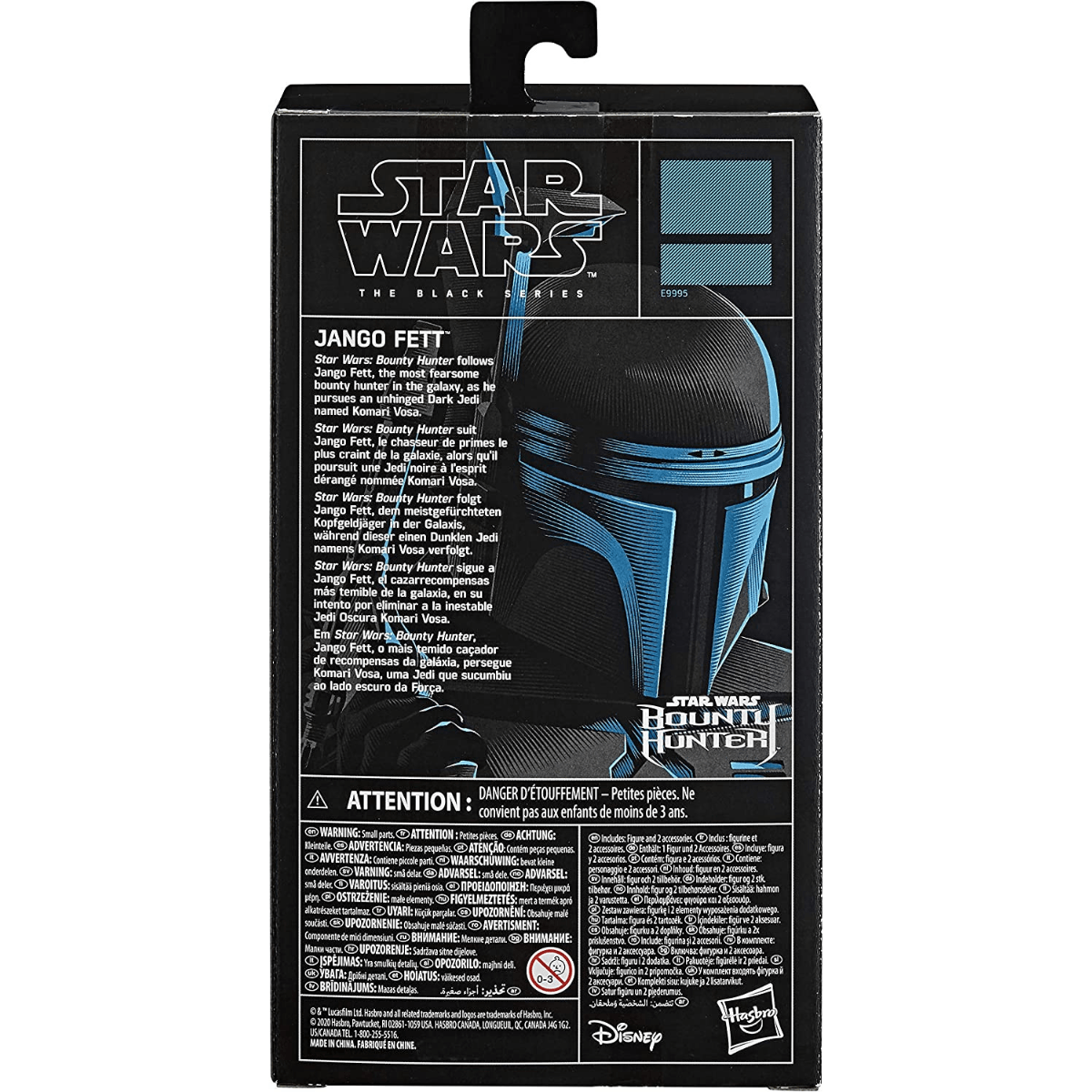 2020 Hasbro Star Wars The Black Series Jango Fett 6-Inch Collectible Action Figure