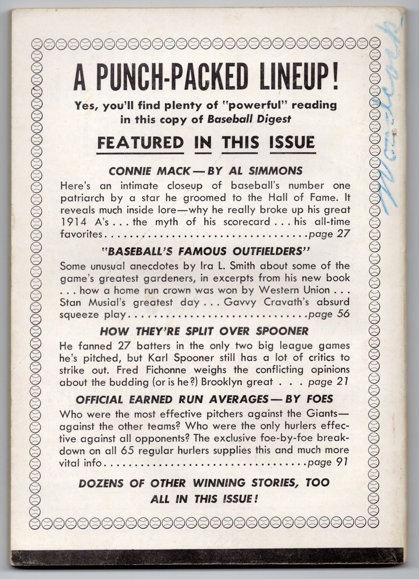 Baseball Digest Vintage Magazine (June 1960) Jim Bunning