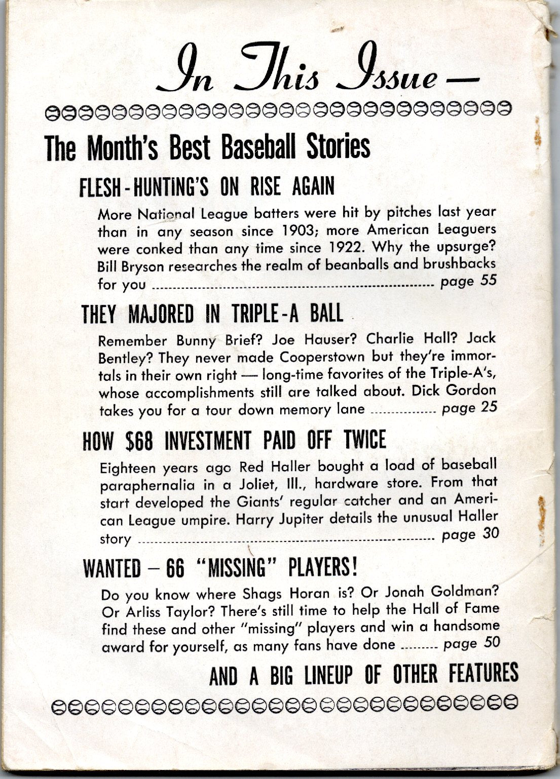 Baseball Digest Vintage Magazine (May, 1963) Don Drysdale