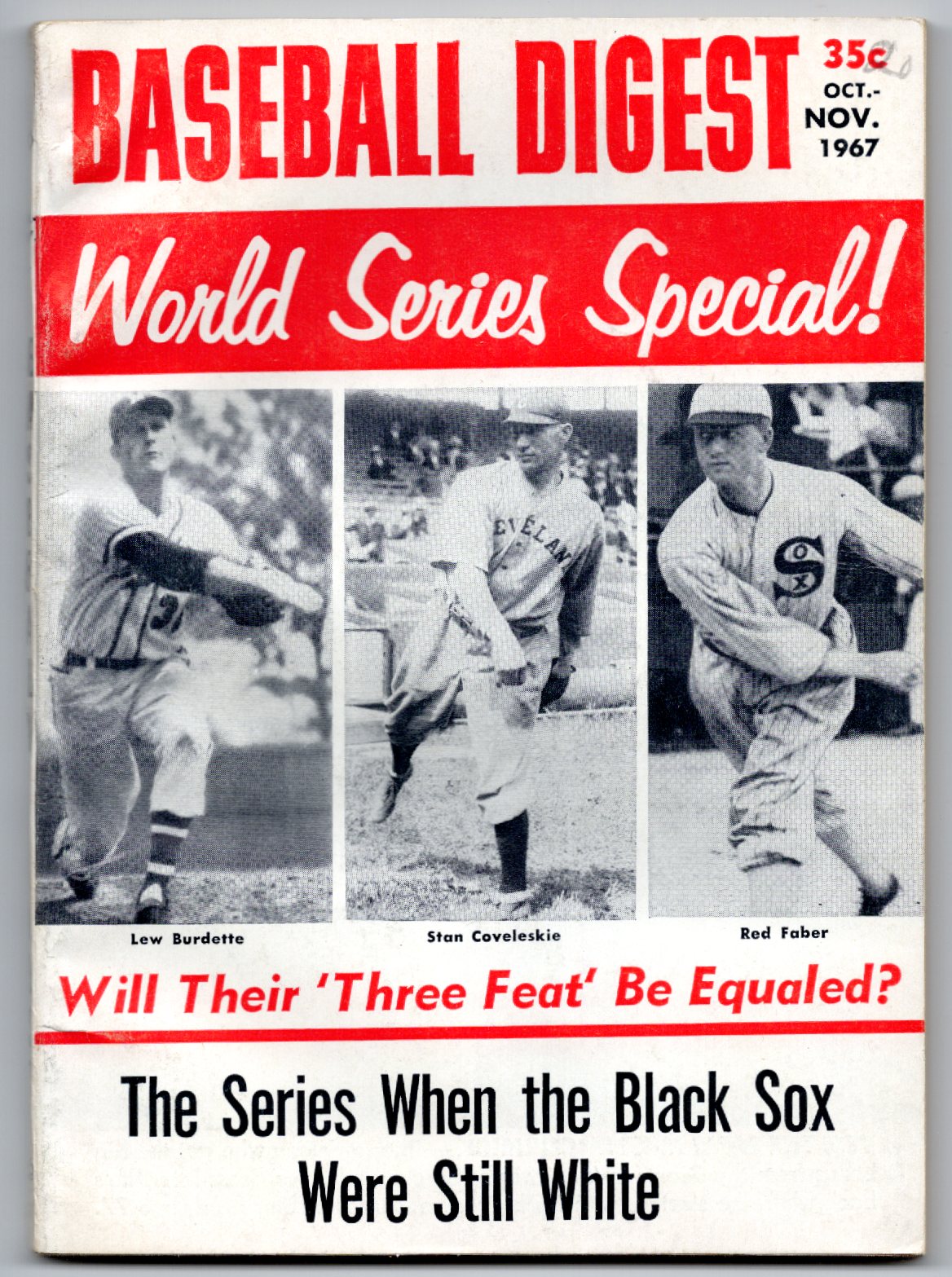 Baseball Digest Vintage Magazine (October November 1967) World Series Special