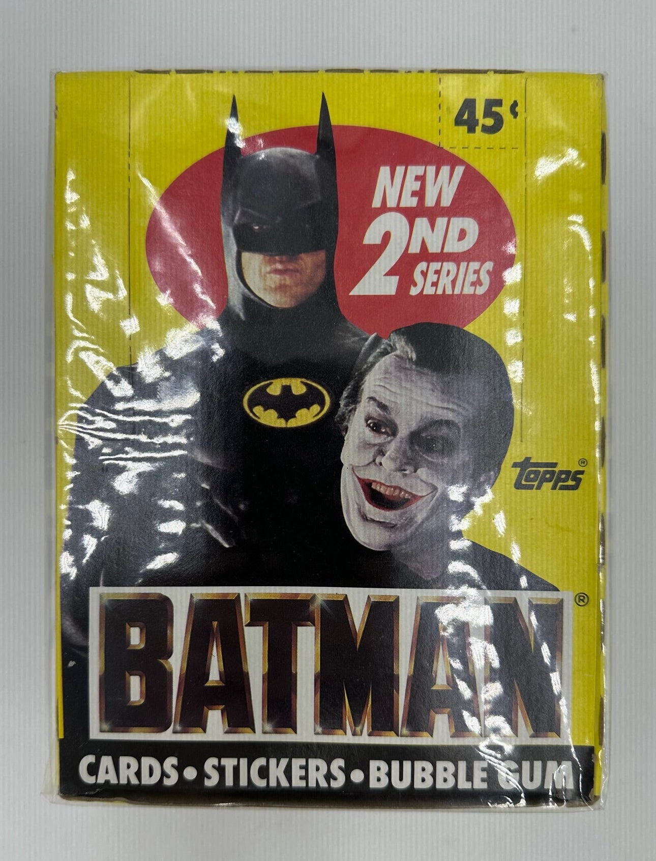 1989 Topps Batman Movie Series 2 Trading Cards Wax Box (36 packs) Unopened Michael Keaton