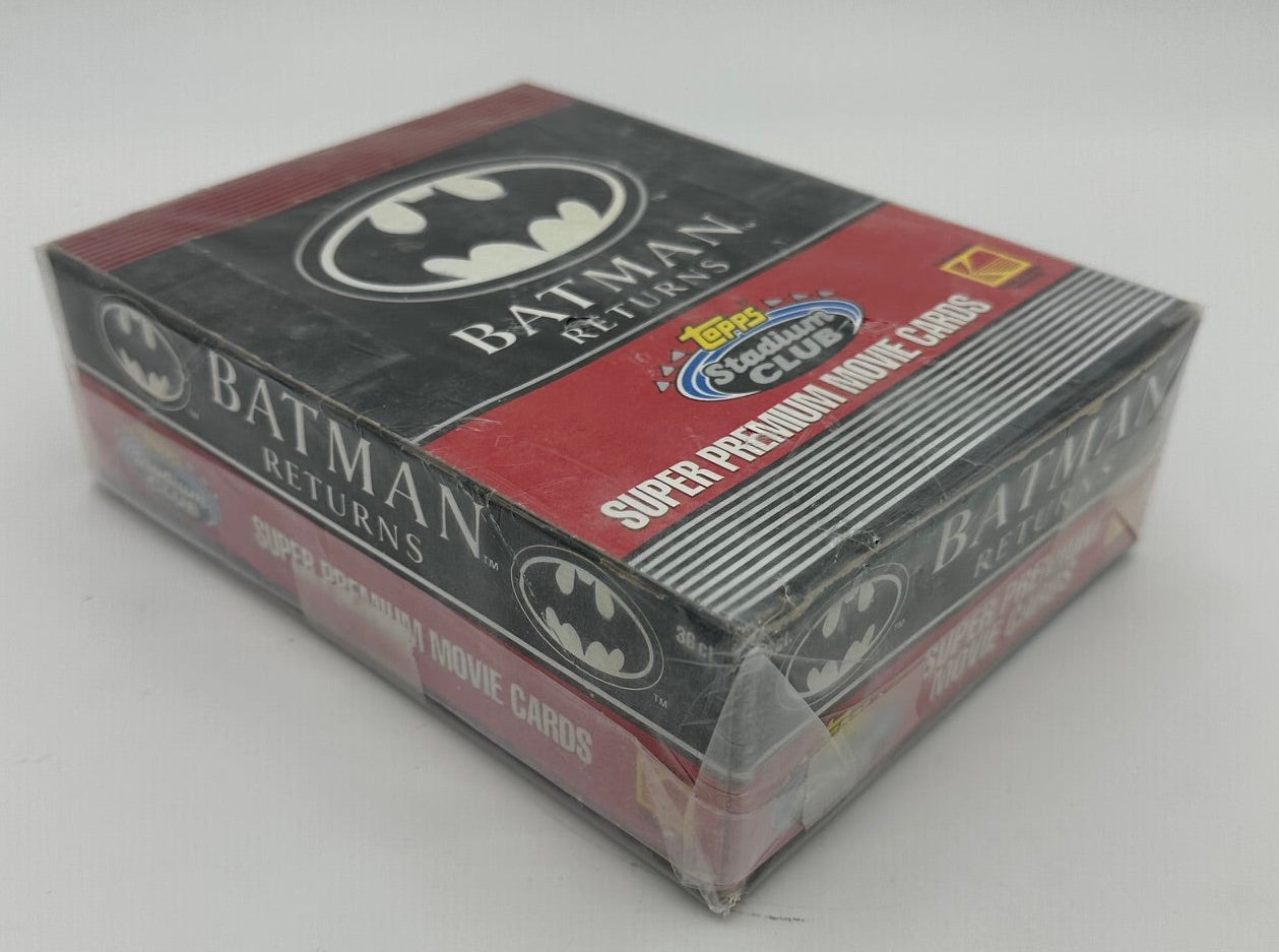 1992 Topps Stadium Club Batman Returns Trading Cards Wax Box (36 packs) Unopened