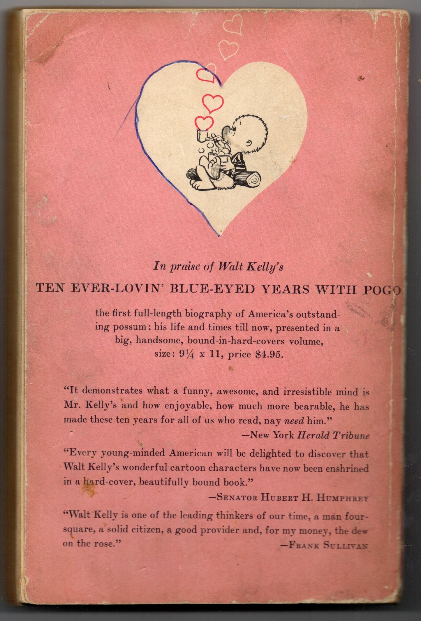 1953 Simon & Schuster The Pogo Papers Vintage Paperback (First Printing)