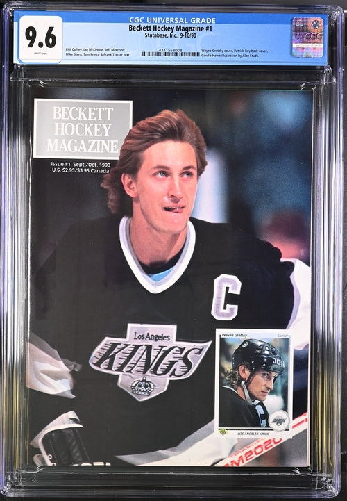 1990 Beckett Hockey Magazine #1 Graded Magazine CGC 9.6 Wayne Gretzky Cover