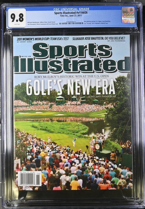 2011 Sports Illustrated Magazine Graded CGC 9.8 1st Rory McIlroy Cover Newsstand Edition