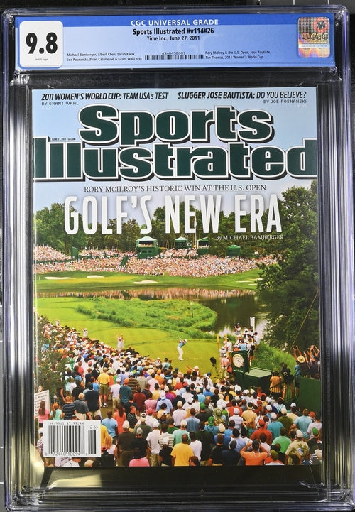 2011 Sports Illustrated Magazine Graded CGC 9.8 1st Rory McIlroy Cover Newsstand Edition