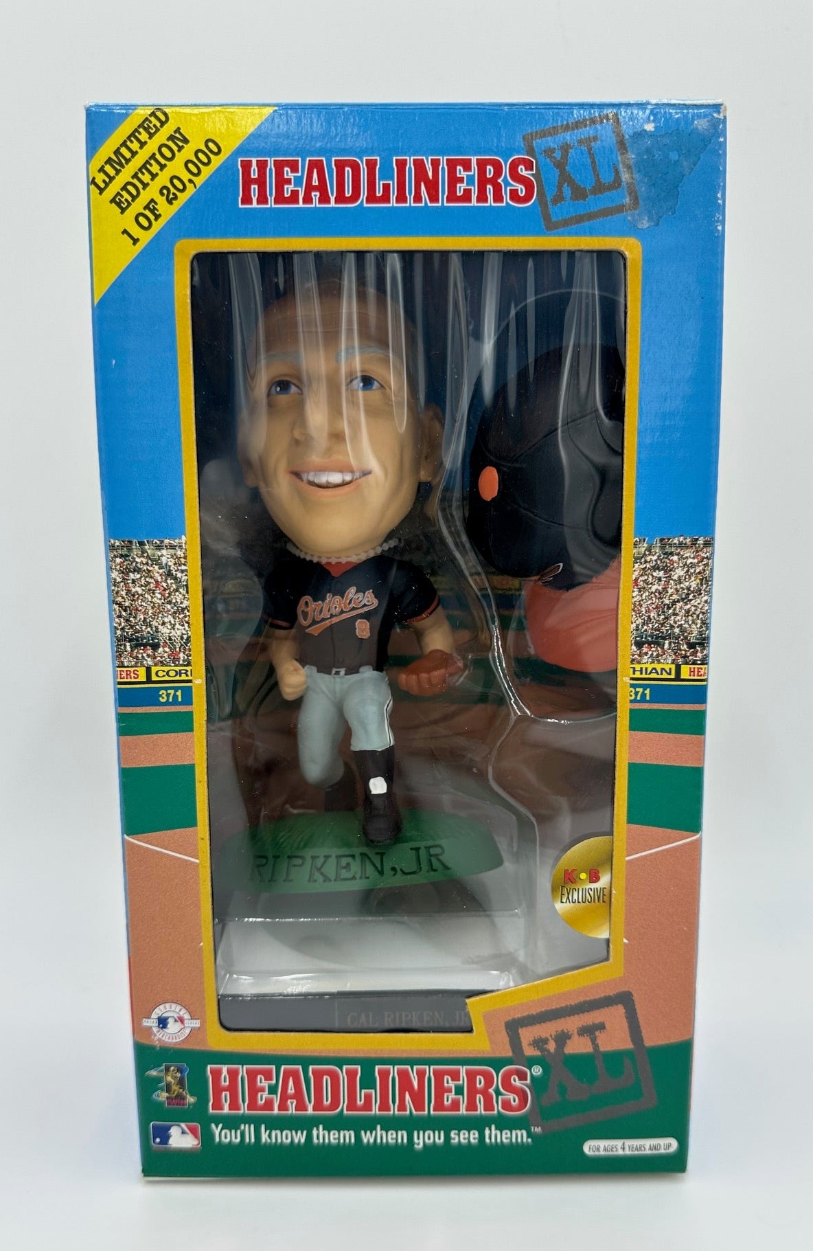 1998 Corinthian Headliners XL Cal Ripken Jr 6-inch Action Figure Unopened