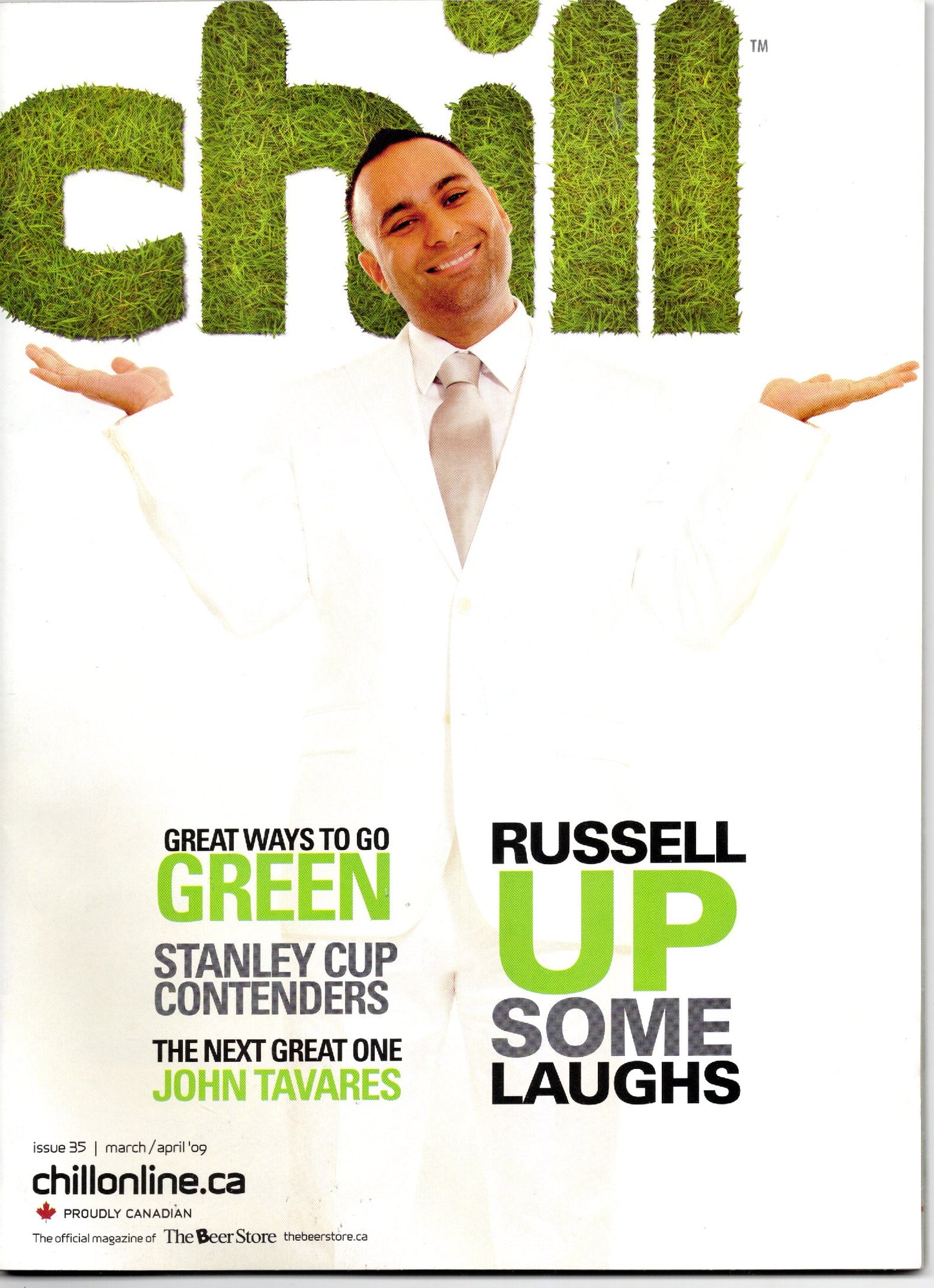 Chill Vintage Magazine (March/April 2009) Russell Peters Cover VG Condition