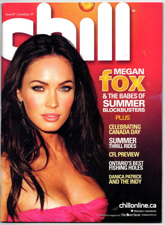 Chill Vintage Magazine (June/July 2009) Megan Fox Cover VG Condition