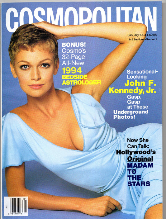 Cosmopolitan Monthly Vintage Magazine (January 1994) Sarah O'Hare Cover