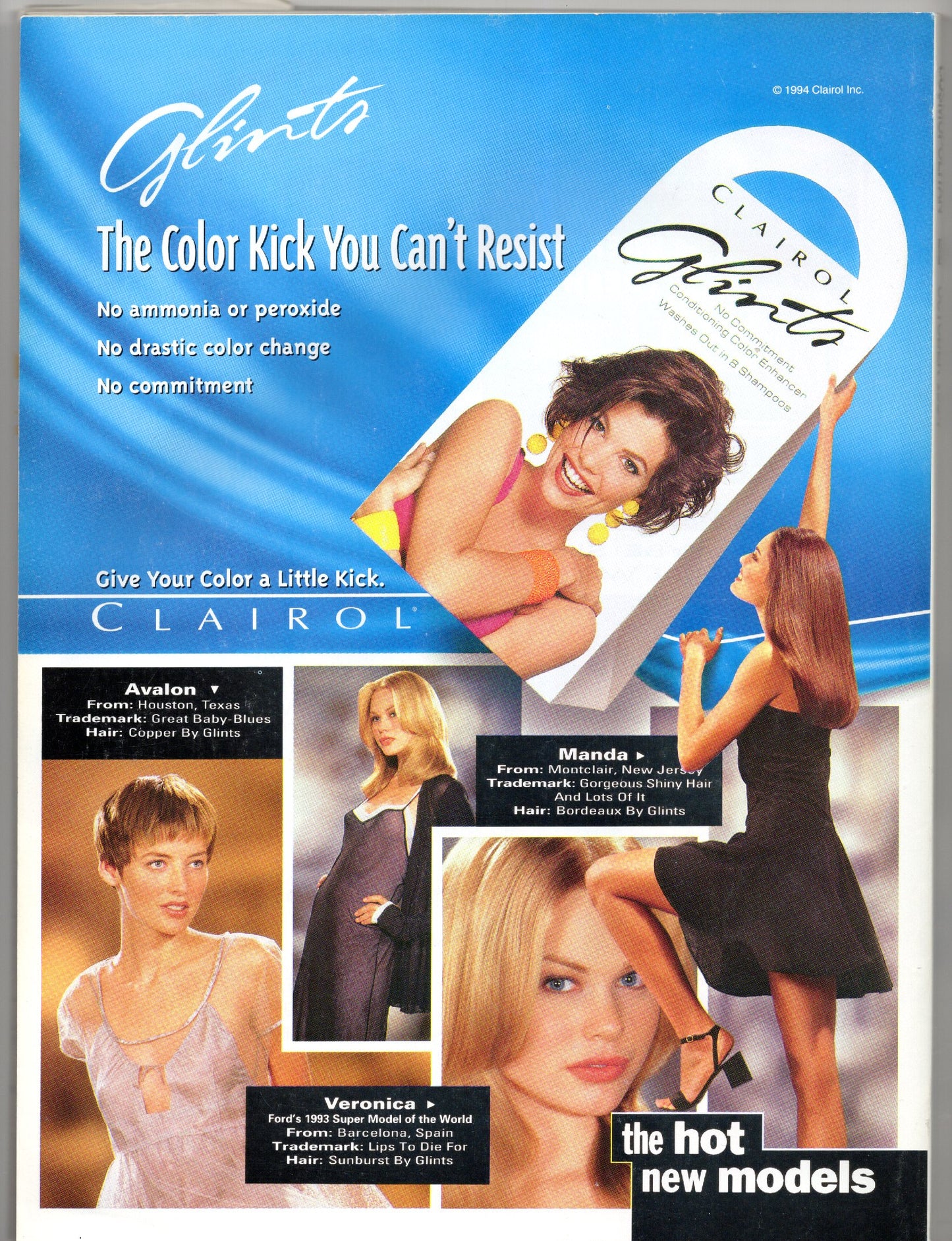 Cosmopolitan Monthly Vintage Fashion Magazine (October 1994) Meghan Douglas Cover